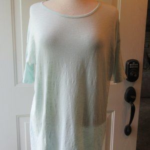 NWOT LuLaRoe Mint Green Oversized TShirt SIze XS